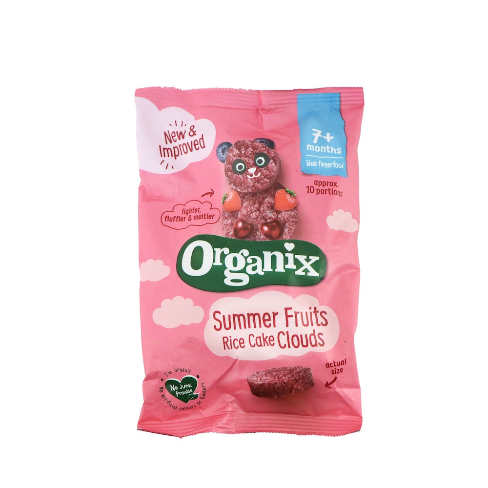 Organix Summer Fruit Rice Cake Cloud 40g