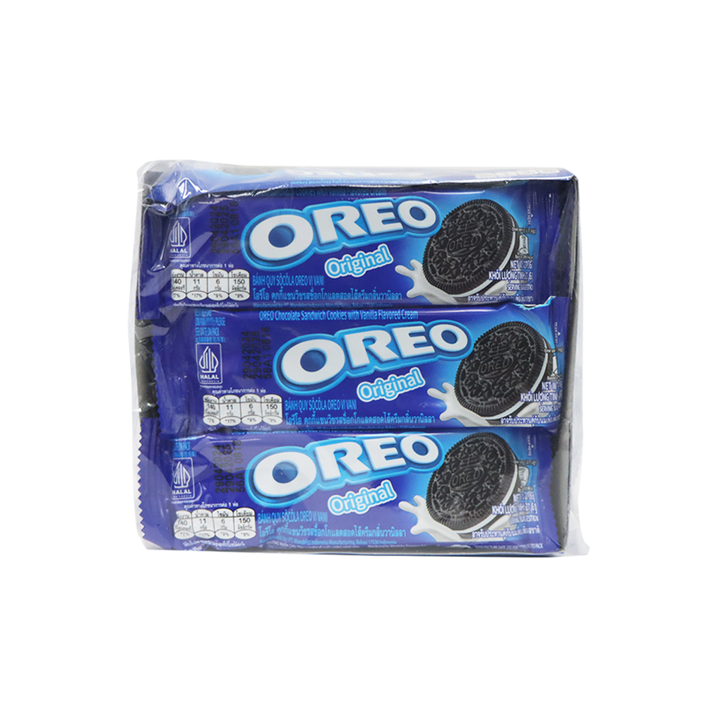 Oreo 奧利奧 雲尼拿味夾心曲奇 3件裝 x 12包