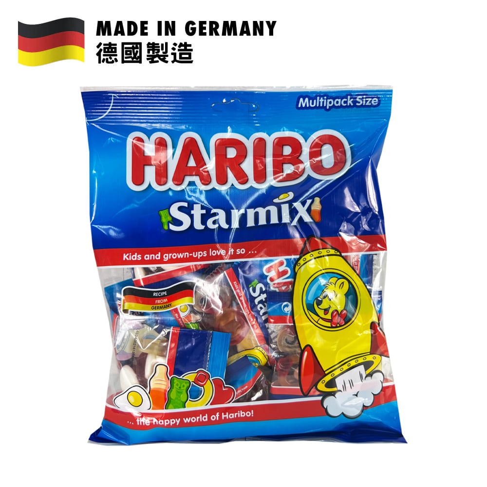 Haribo 獨立包裝迷你星際派對軟糖 大袋裝 250g