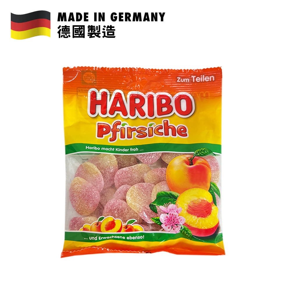 Haribo 蜜桃心心軟糖 175克
