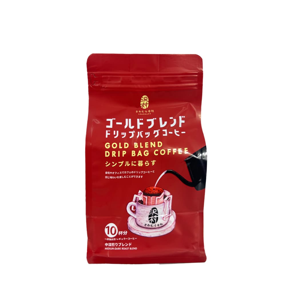 沢村會社 金裝滴濾式掛耳香醇咖啡粉 80克