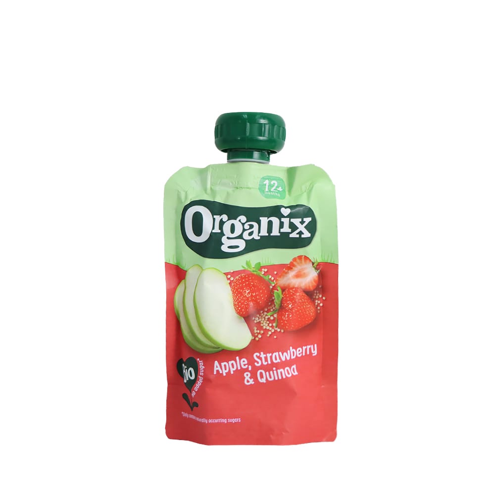 Organix Apple, Stawberry & Quiona Pouch 100g