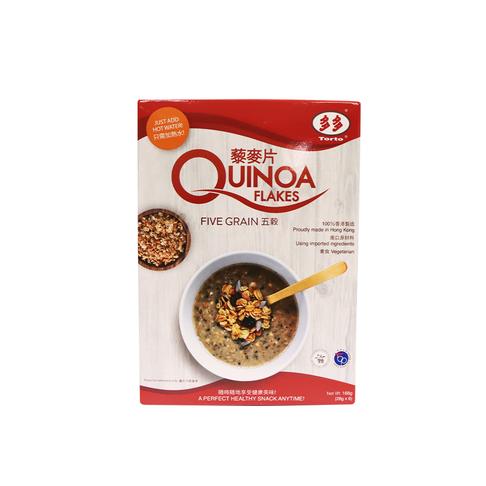 Torto Quinoa Flakes Five Grain 28g x 6 Sachets