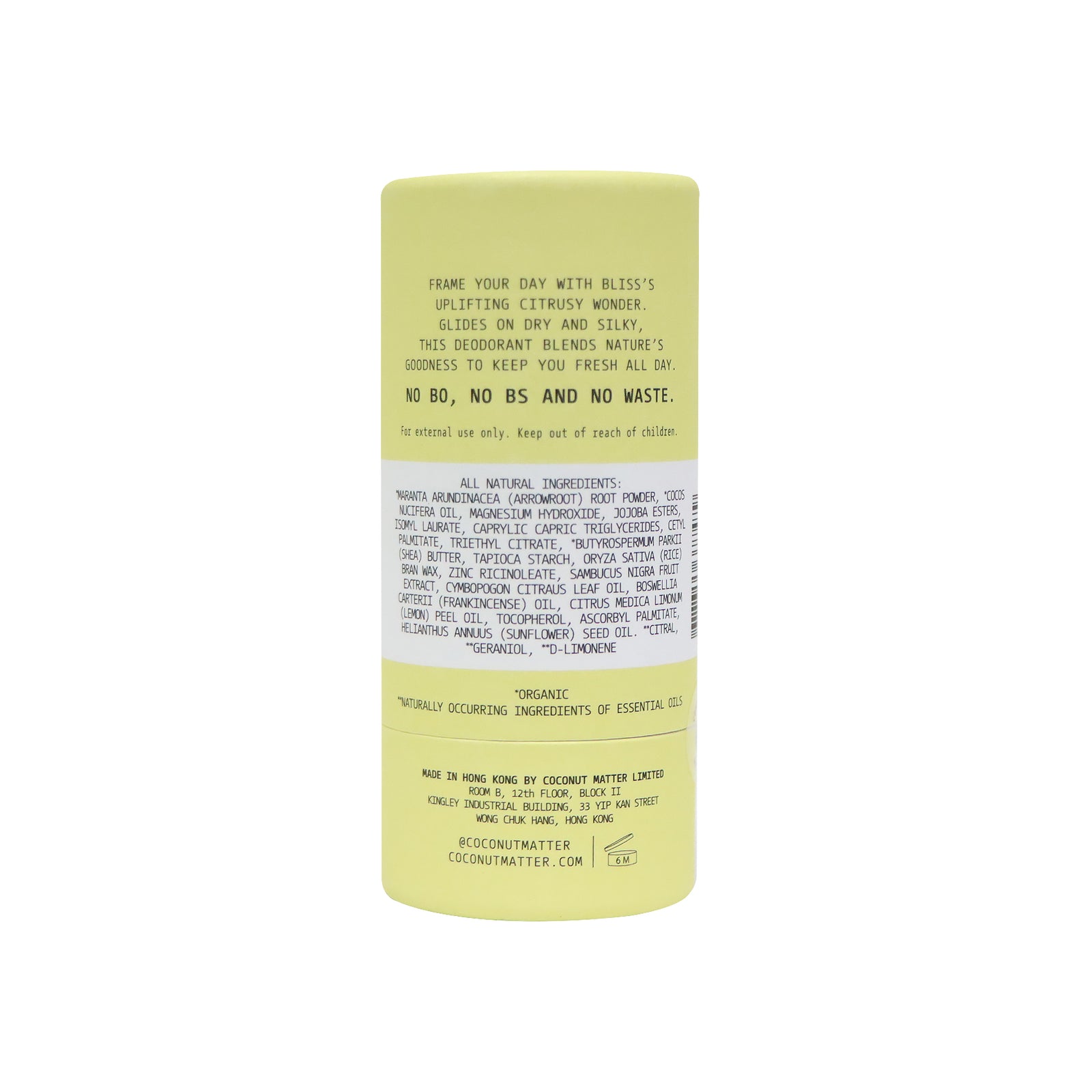 Coconut Matter Mood Deodorant Bliss 30g