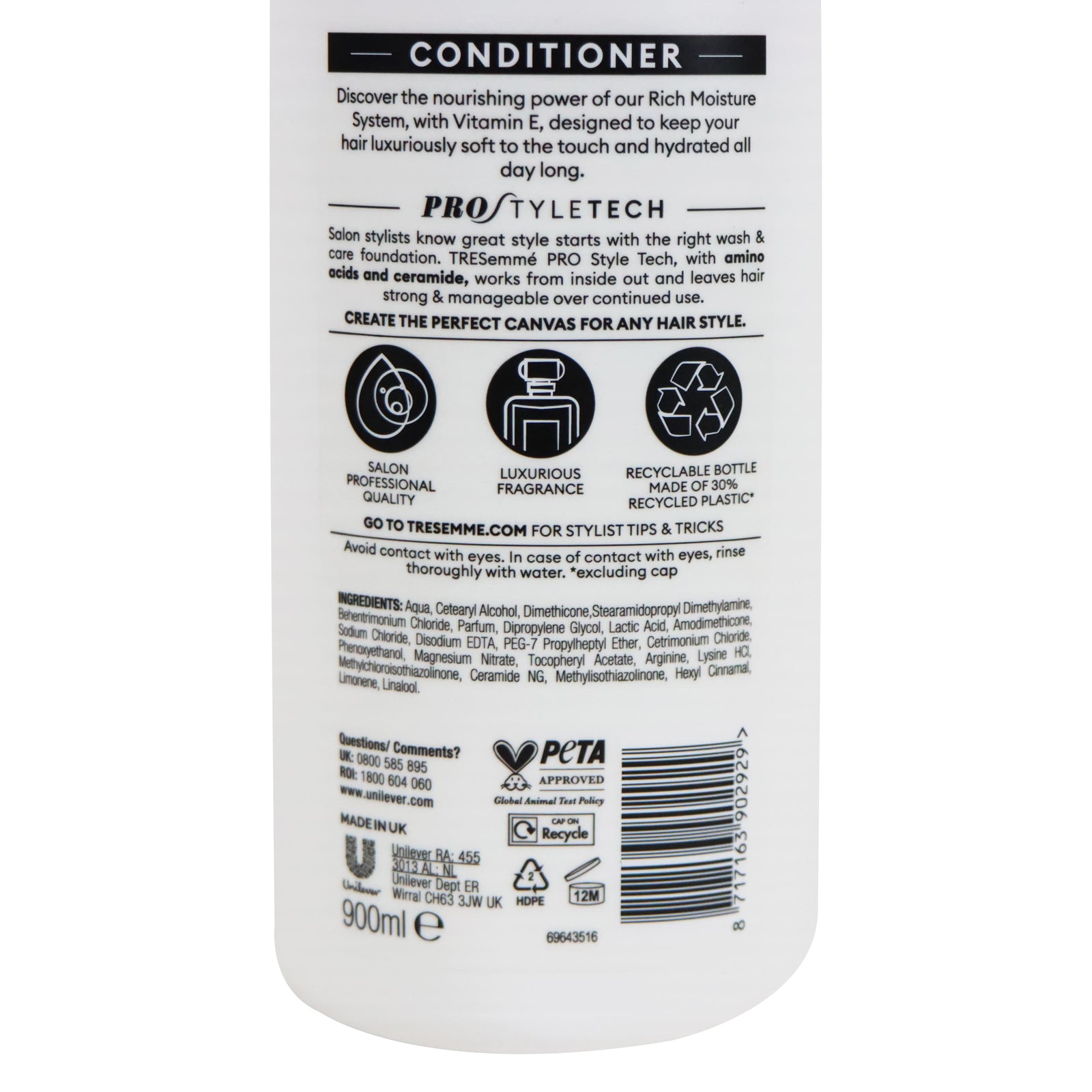 TRESemmé 維他命E深層保濕護髮素 900毫升