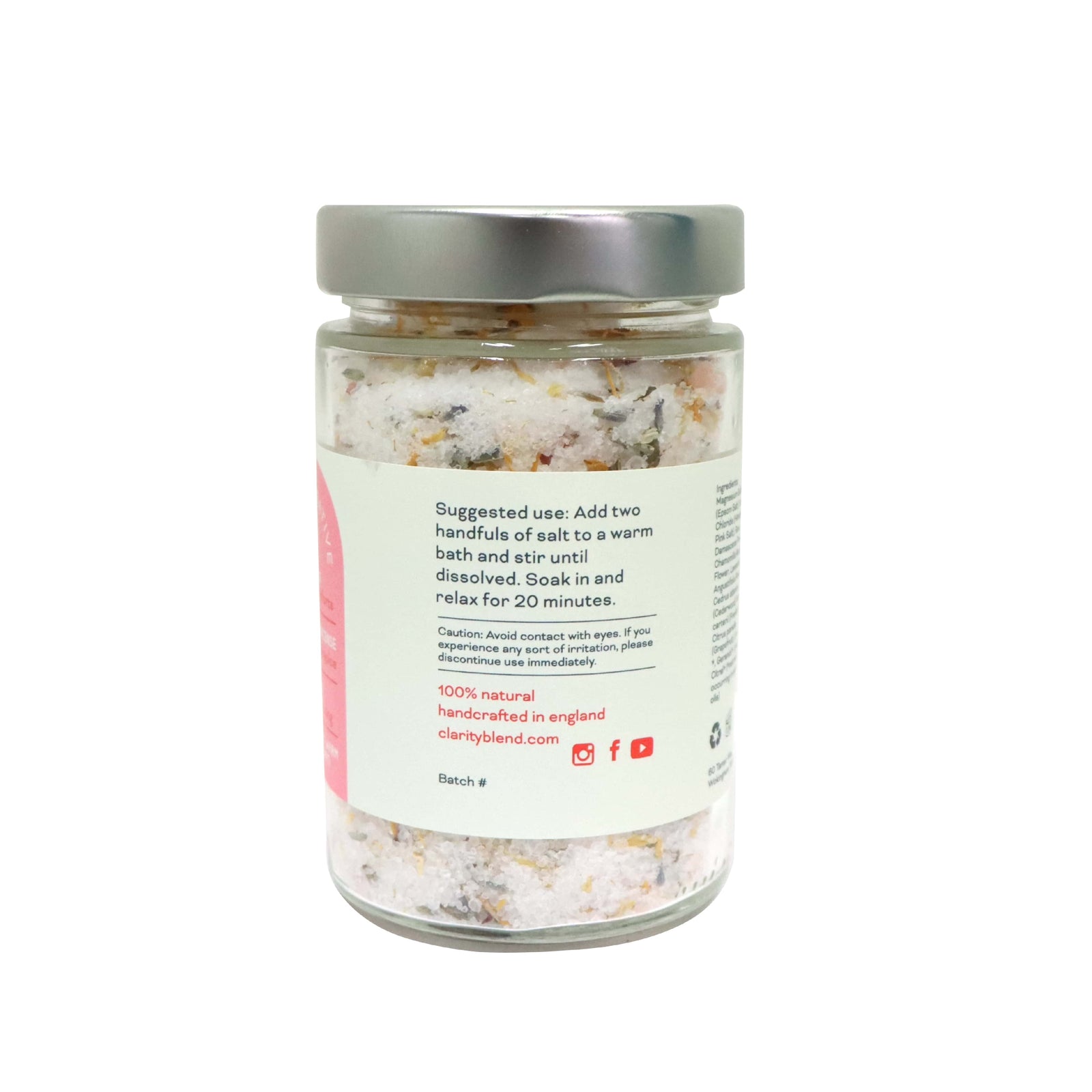 Clarity Blend Heart Chakra Bath Salts 335g