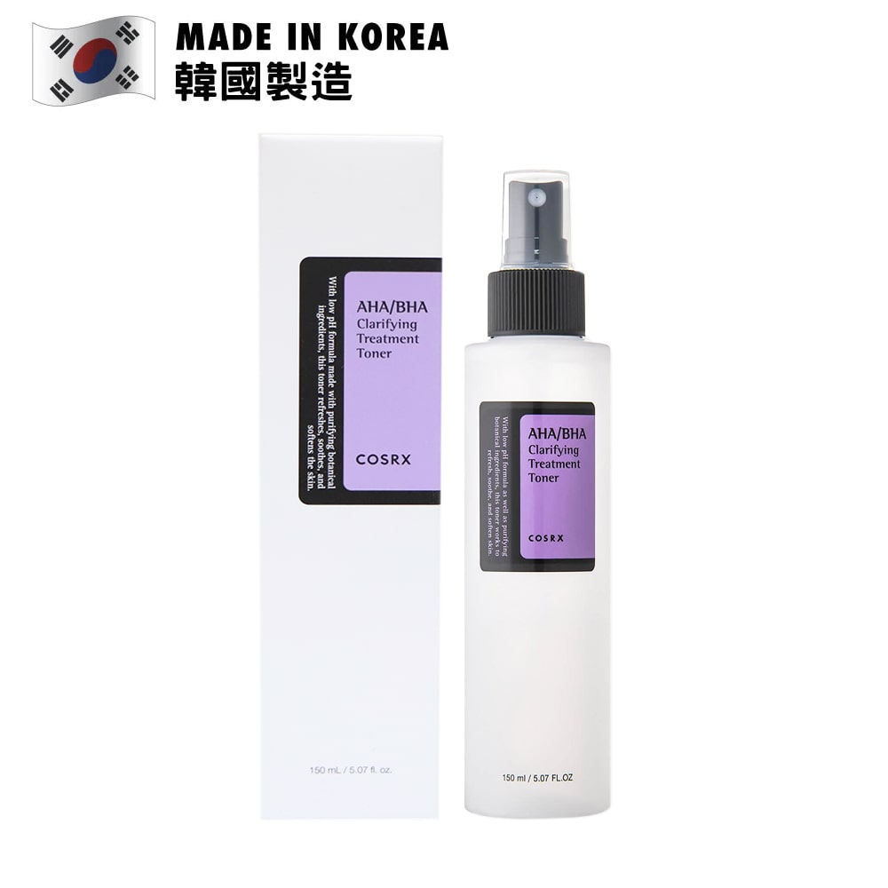 Cosrx 果酸與水楊酸潔淨修護噴霧化妝水 150毫升