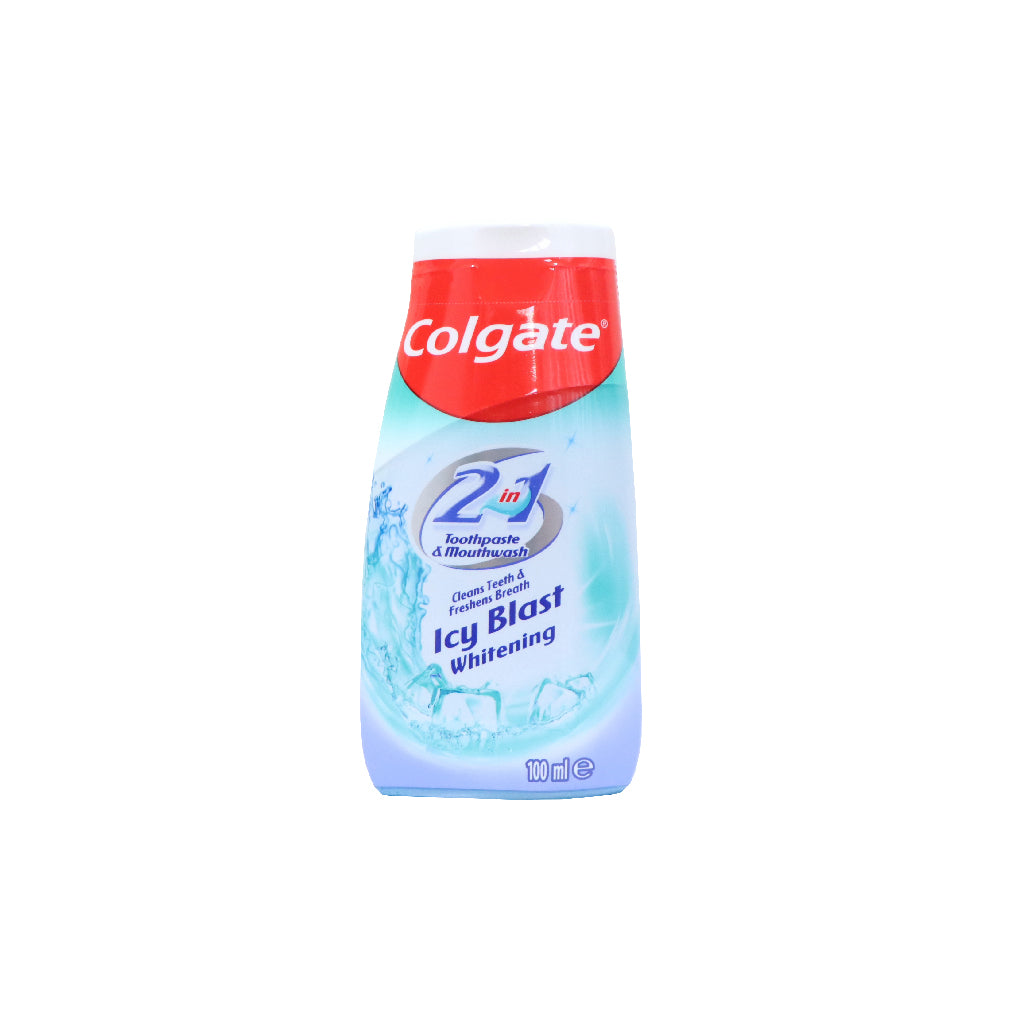 Colgate 2 in 1 Toothpaste & Mouthwash Icy Blast 100ml