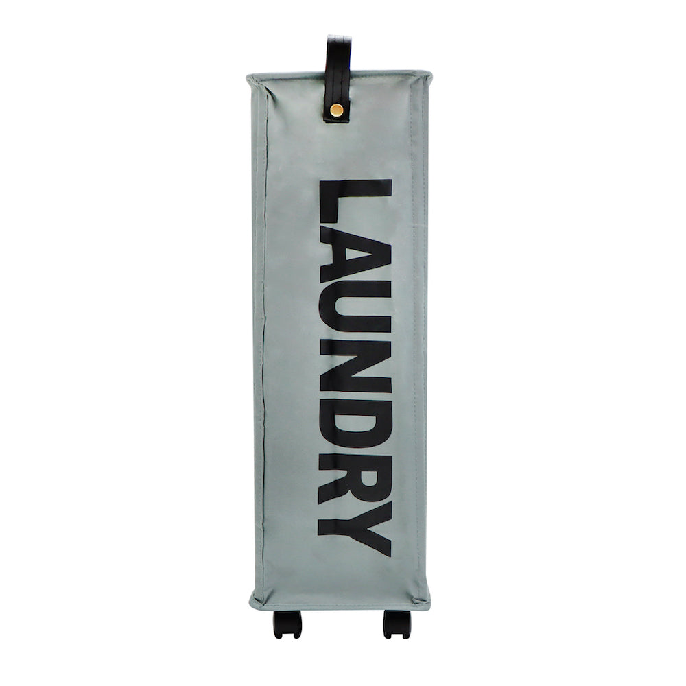 Laundry Hamper On Wheels (Grey)