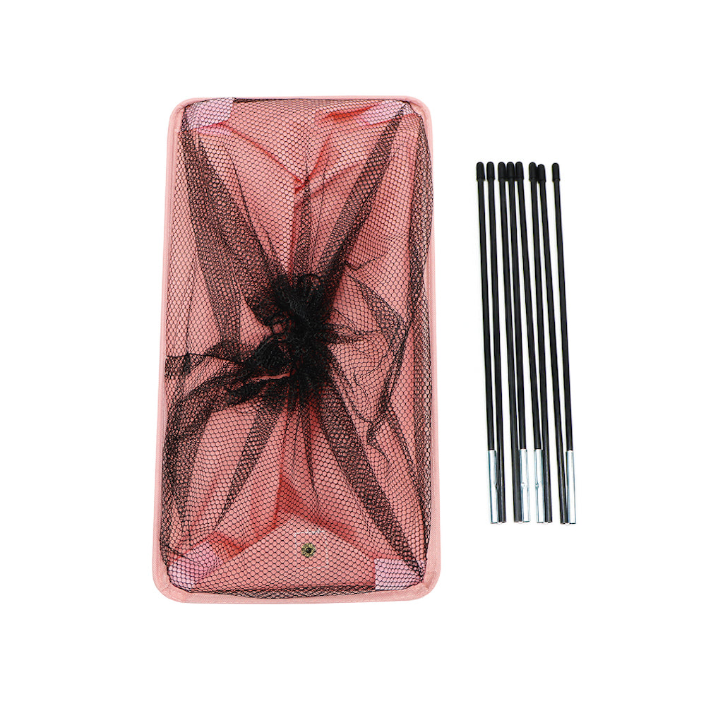 Laundry Hamper On Wheels (Pink)