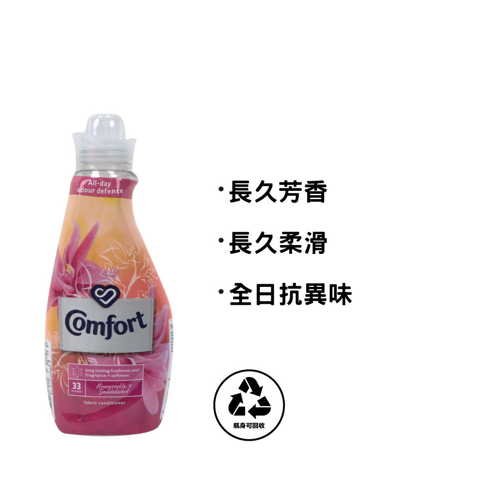 Comfort 金紡 衣物香水柔順劑 1.16公升 (金銀花檀香)