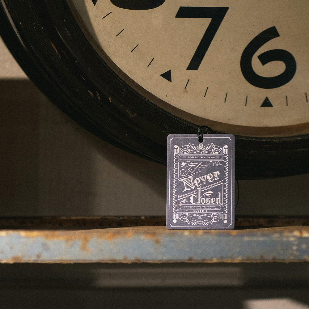 Sorry We're Never Closed Air Freshener Knock on the Door