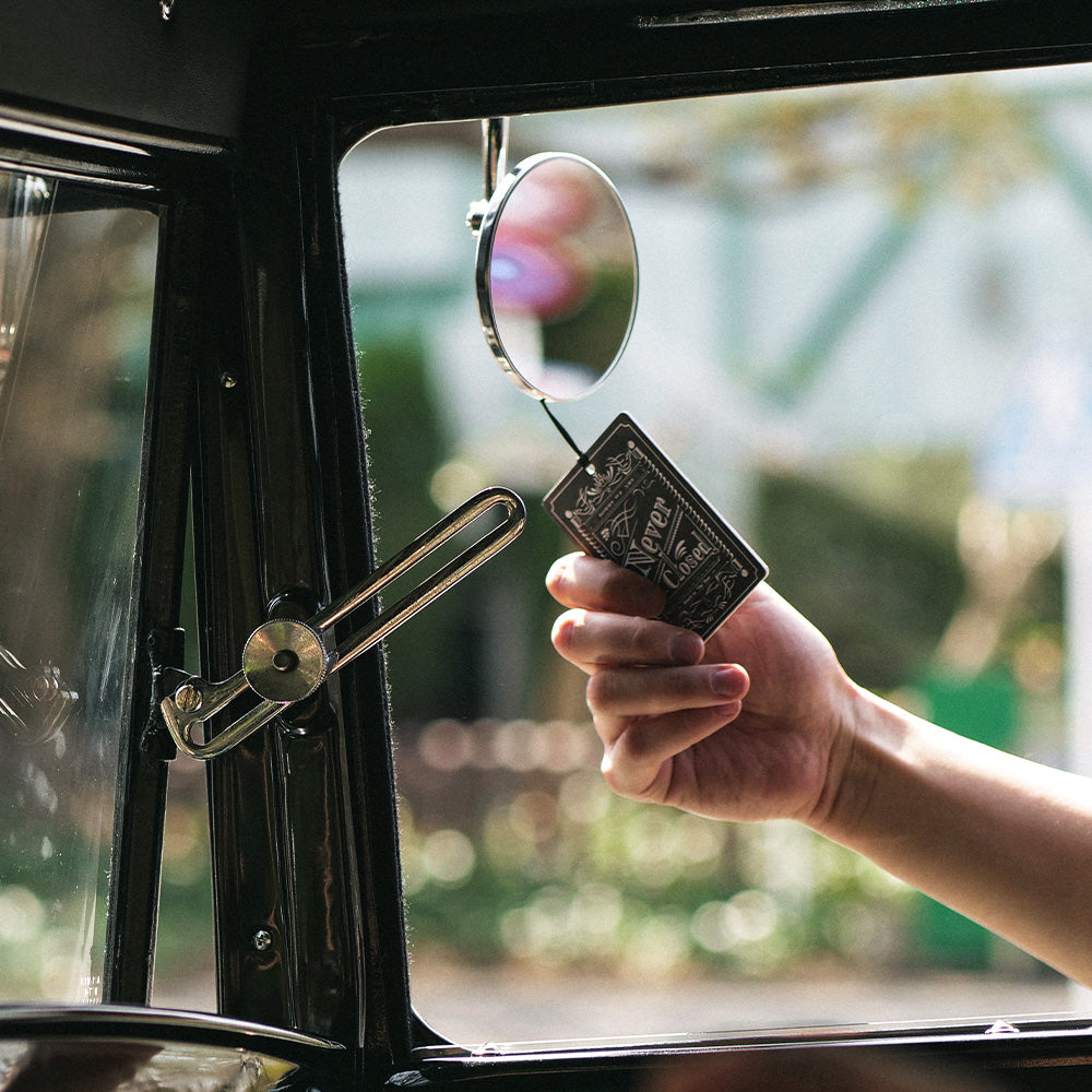 Sorry We're Never Closed Air Freshener Knock on the Door