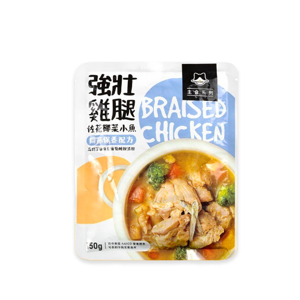 汪喵星球 狗狗90%鮮肉主食餐包 強壯雞腿餐 150克