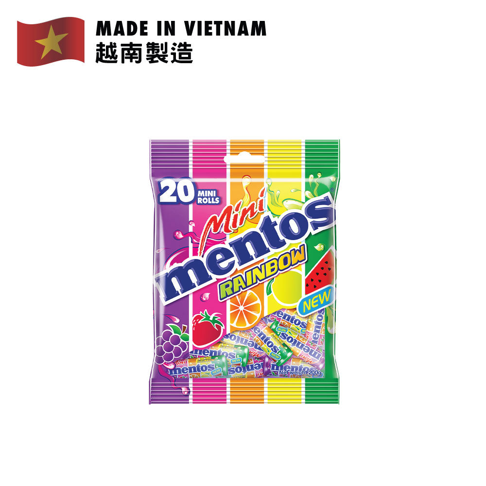 萬樂珠 袋裝彩虹雜果味迷你萬樂珠 200克