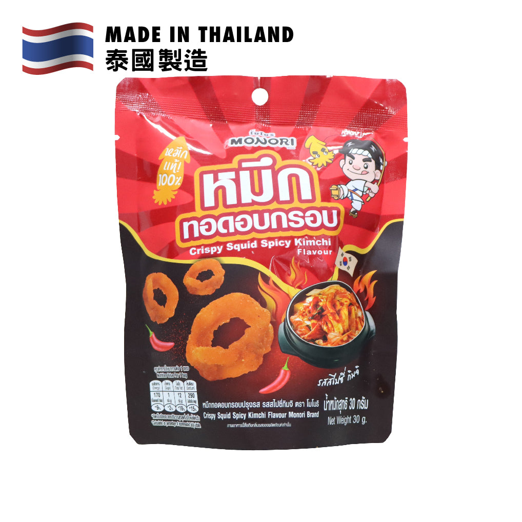Monori 韓風泡菜味魷魚脆圈 30克