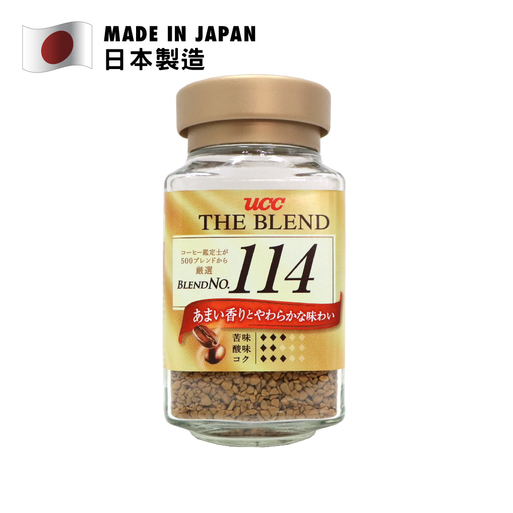UCC 優仕 114即溶咖啡 -清香柔和 90克