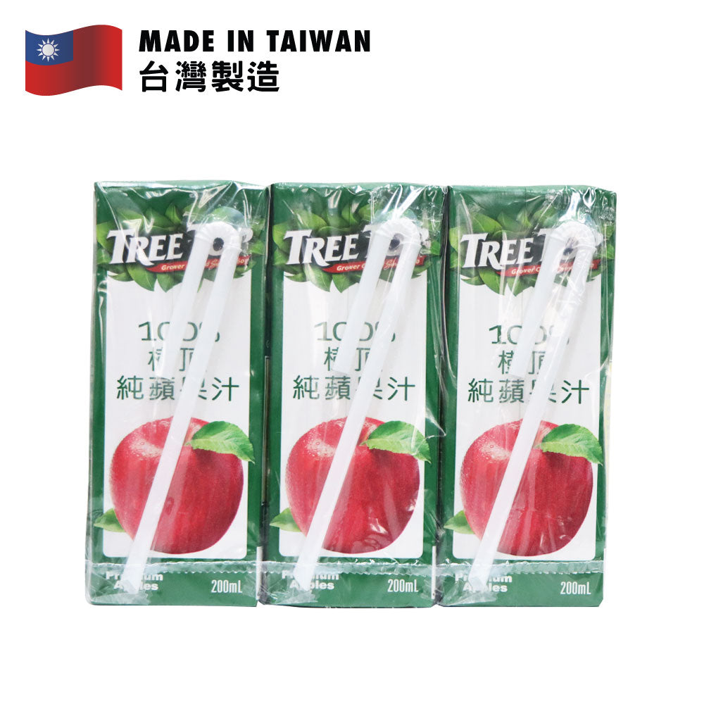 樹頂 100%純蘋果汁 (6盒裝) 200毫升