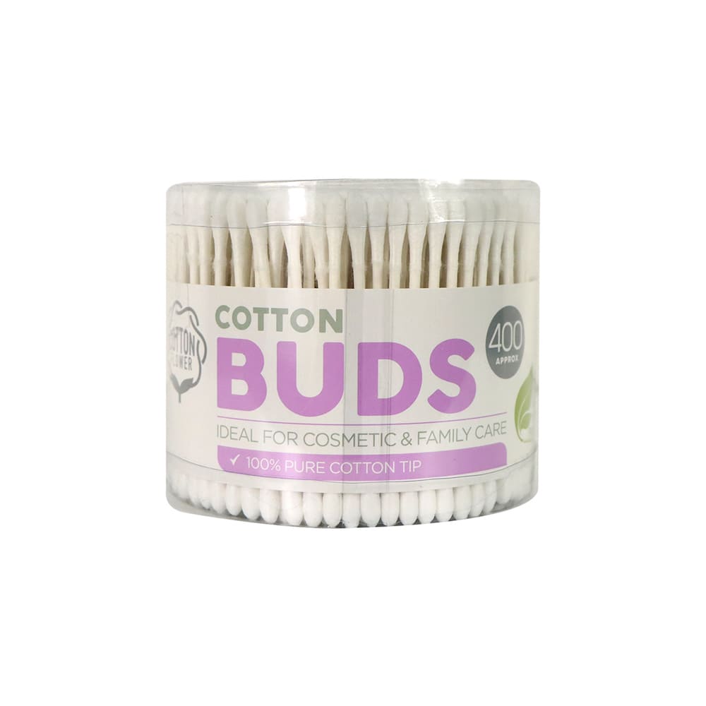 Cotton Flower 100%純棉棉花棒 400支