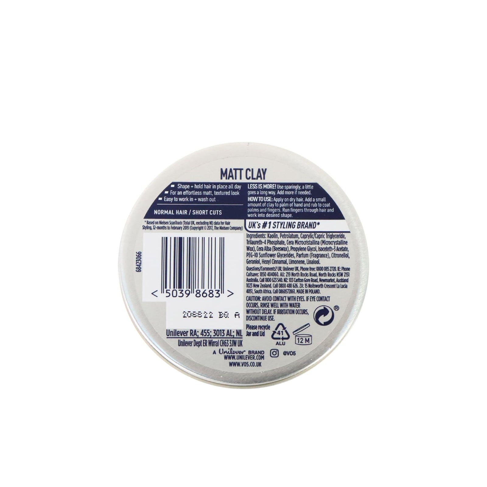 VO5 Extreme Style Matt Clay 75ml