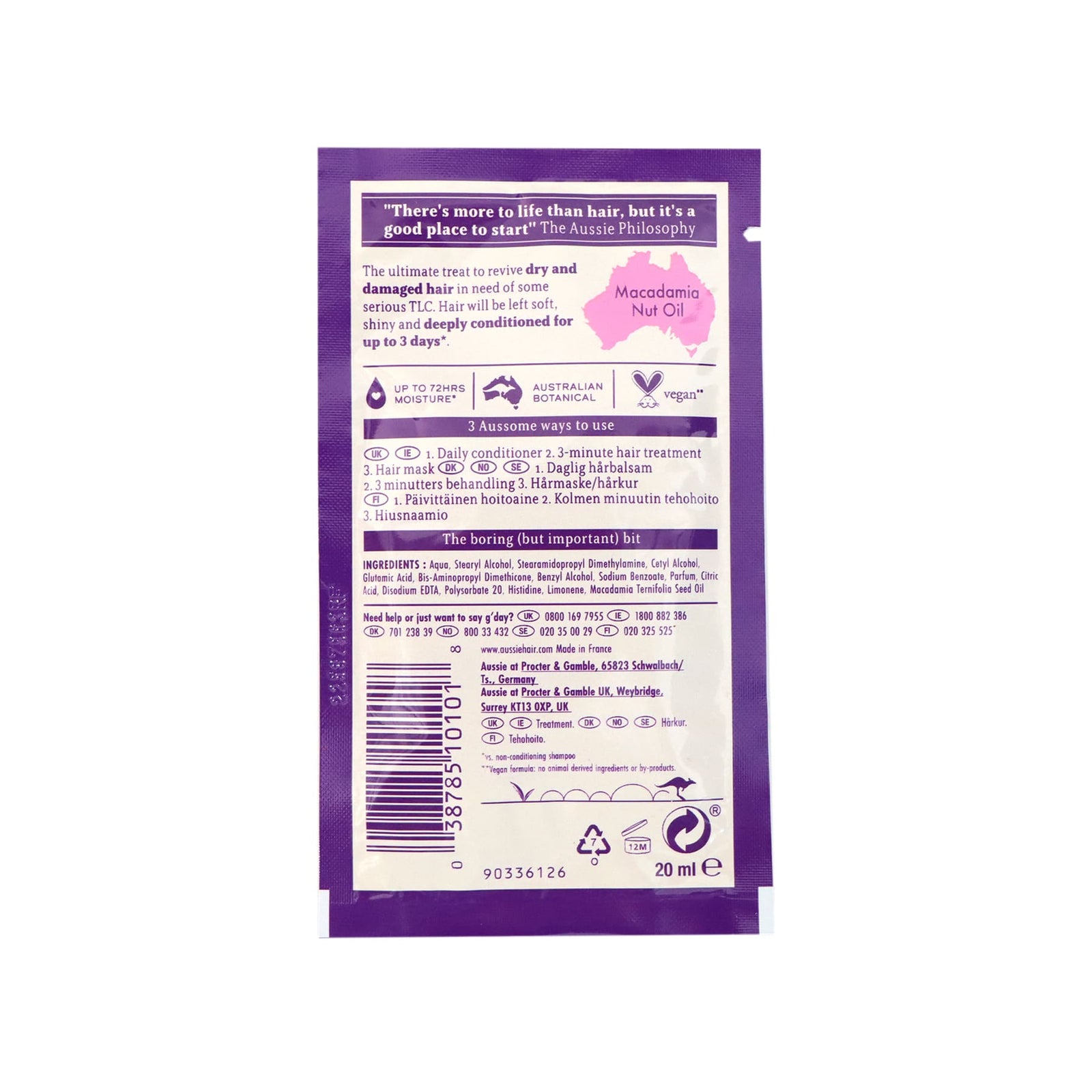 Aussie 3 Minute Miracle Reconstructor 20ml