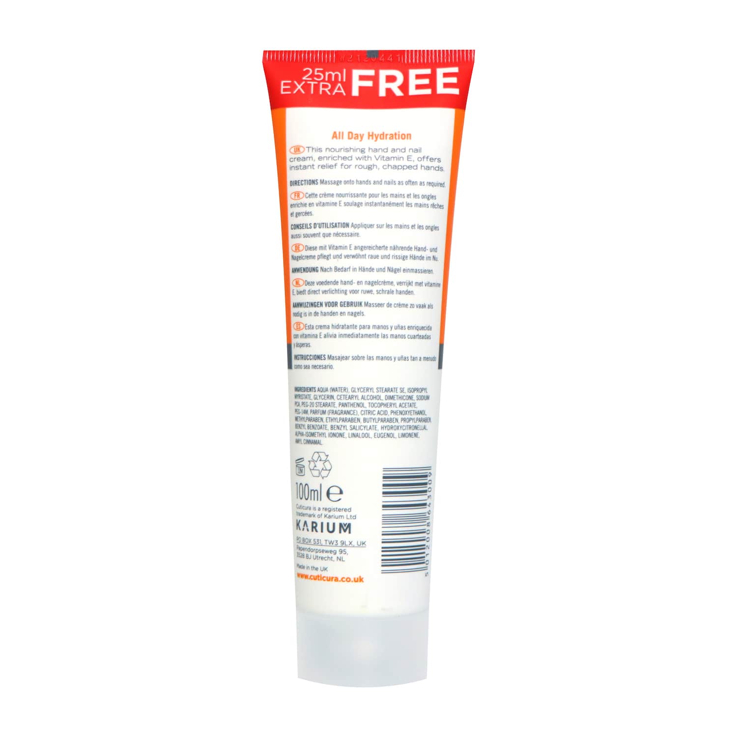 Cuticura 特效護甲潤手霜 100毫升