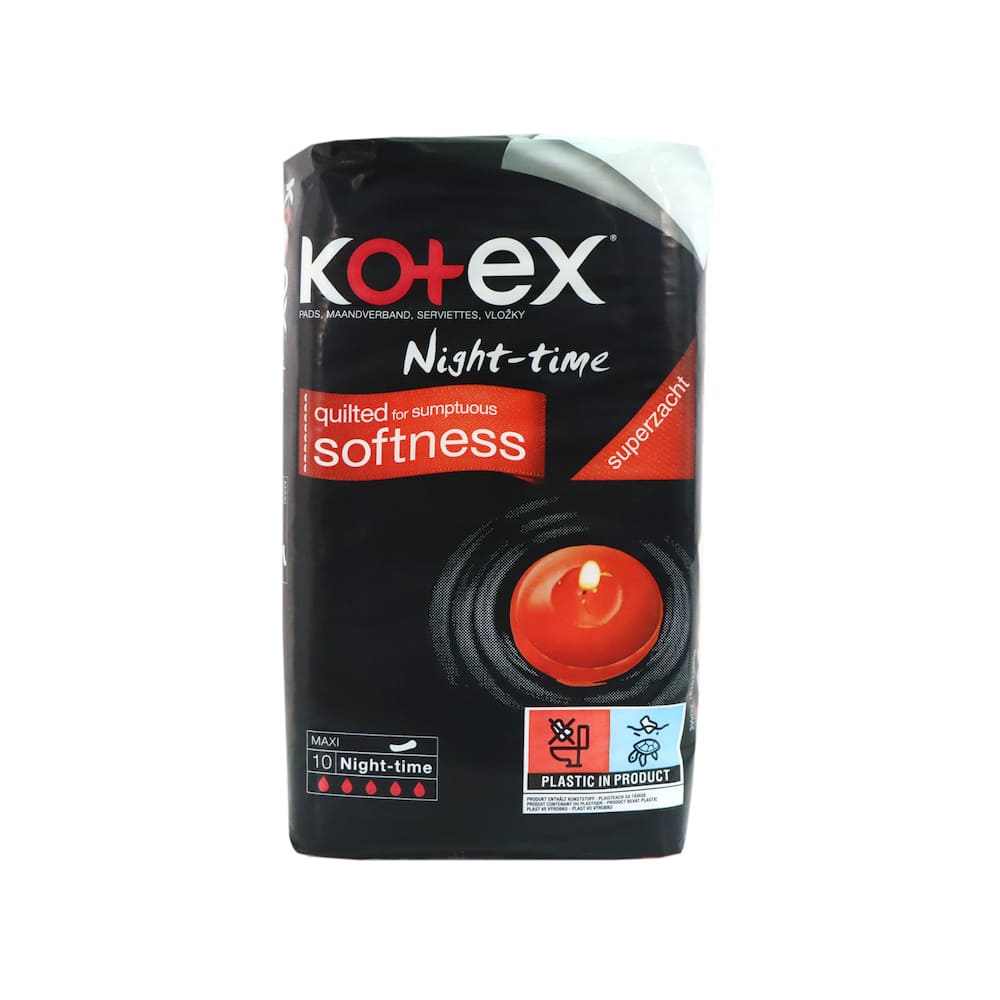 Kotex 高潔絲 特級棉柔夜用無翼衛生巾 30.5cm (10片)