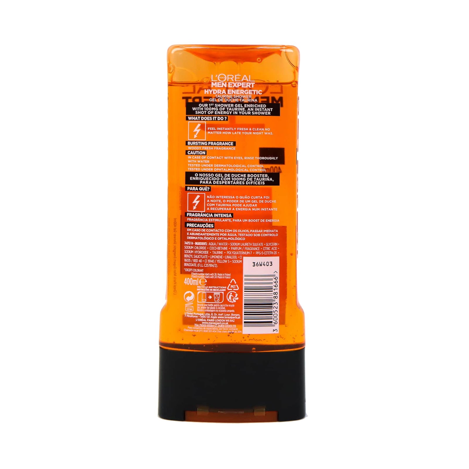 L'Oréal Paris Men Expert Hydra Energetic Shower Gel 400ml