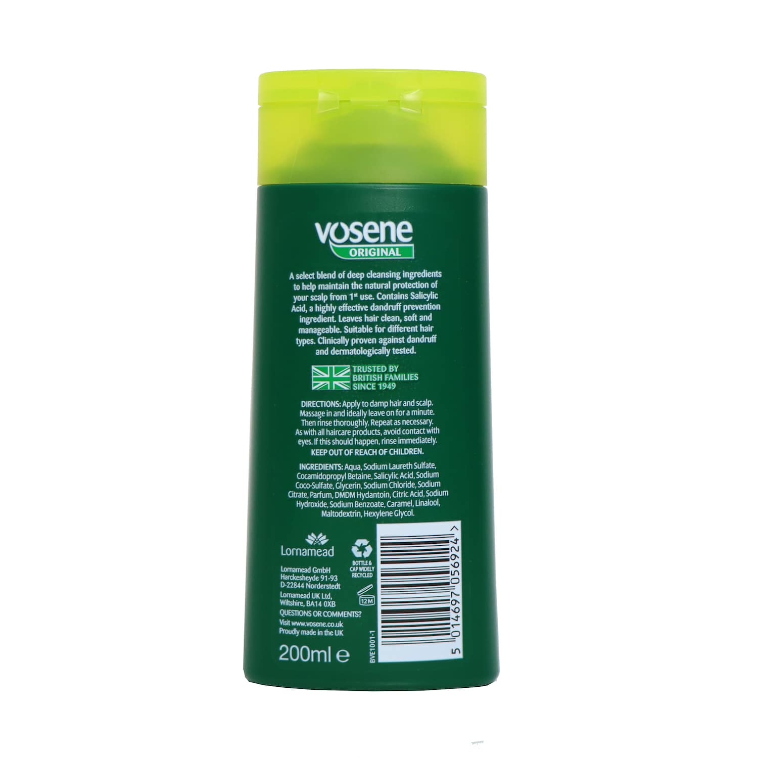 Vosene Original Anti Dandruff Shampoo 200ml