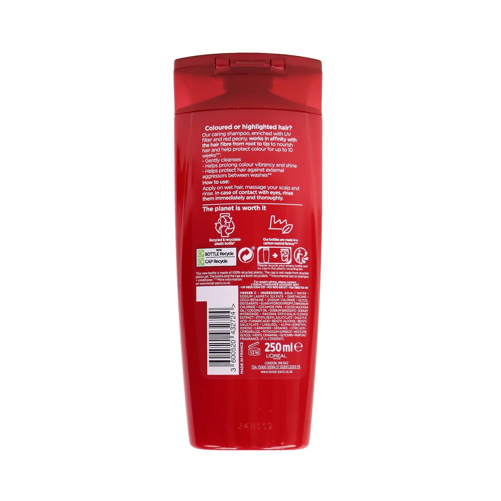 L'Oréal Paris Elvive Colour Protecting Shampoo 250ml