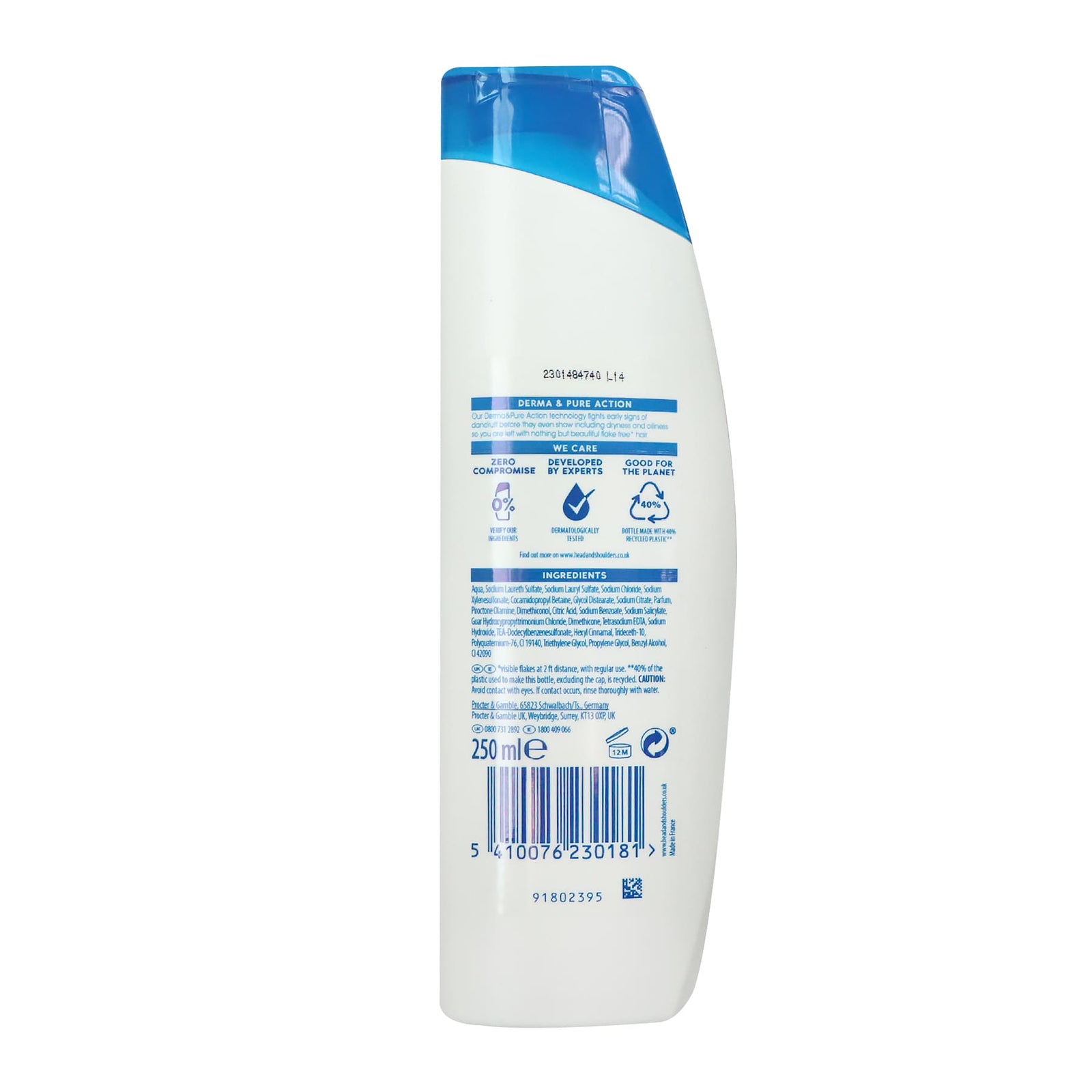 Head & Shoulders 海倫仙度絲 清新蘋果味洗髮露 250毫升