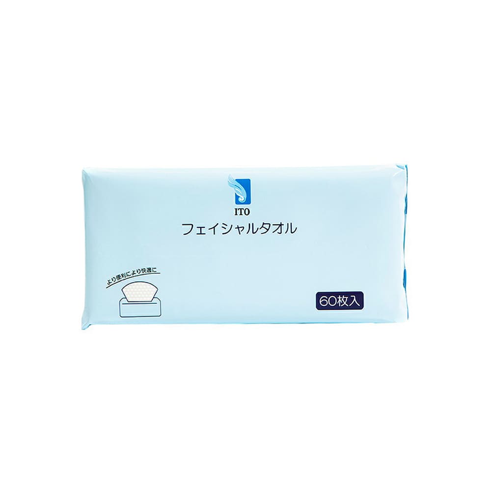 ITO 珍珠紋抽取式潔面巾(60片)