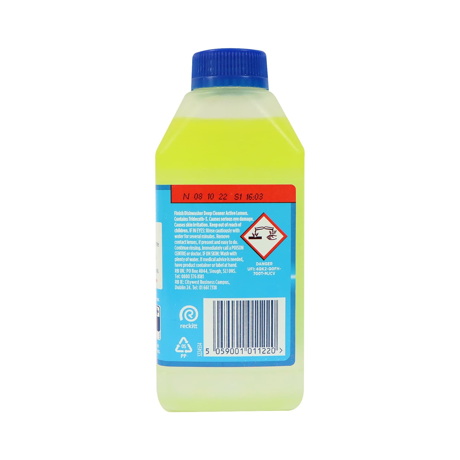 Finish Dishwasher Deep Cleaner Active 250ml (Lemon)