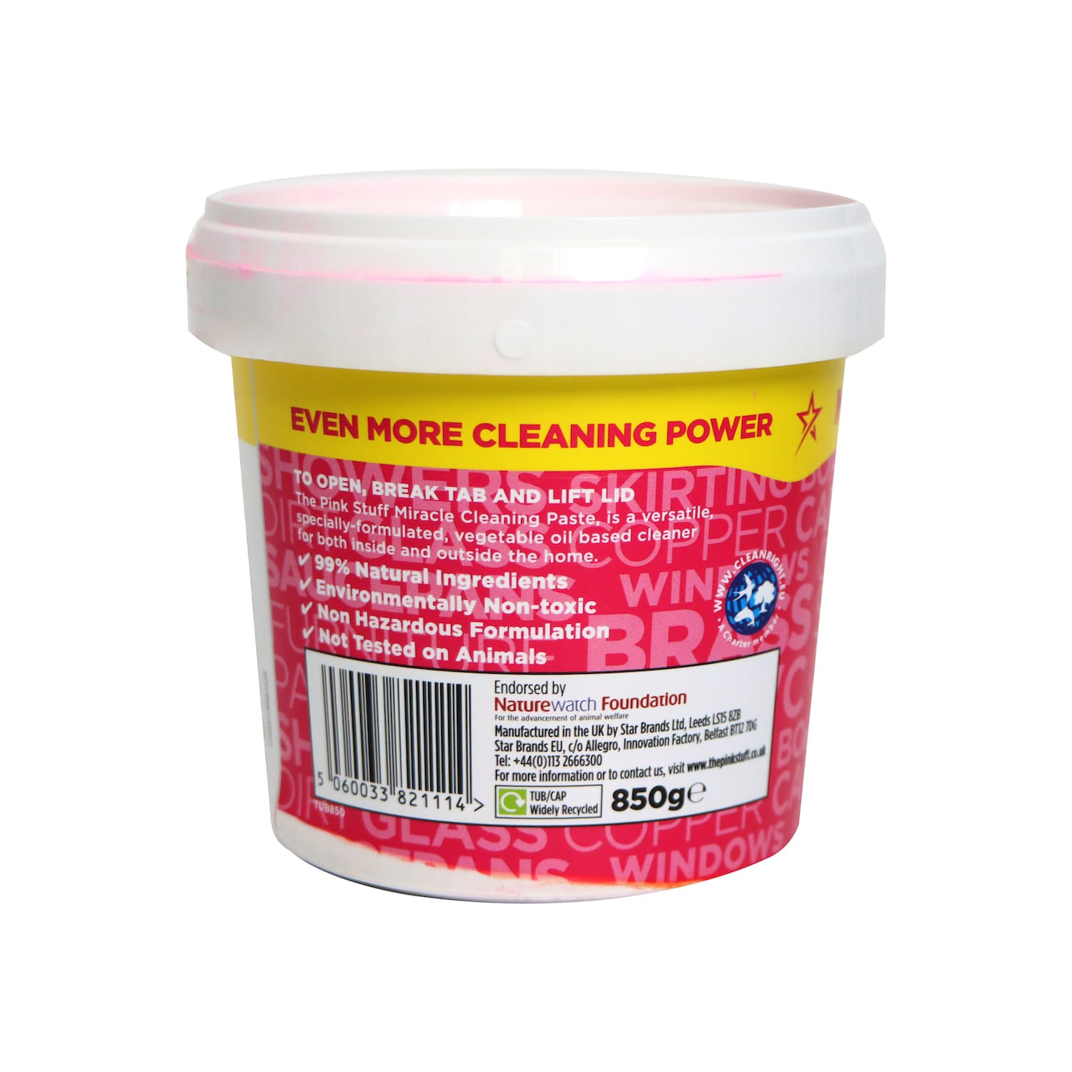 The Pink Stuff The Miracle Cleaning Paste 850g