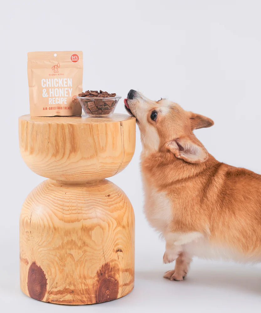Buddy Bites 天然風乾麥蘆卡蜂蜜雞肉狗狗零食 100克