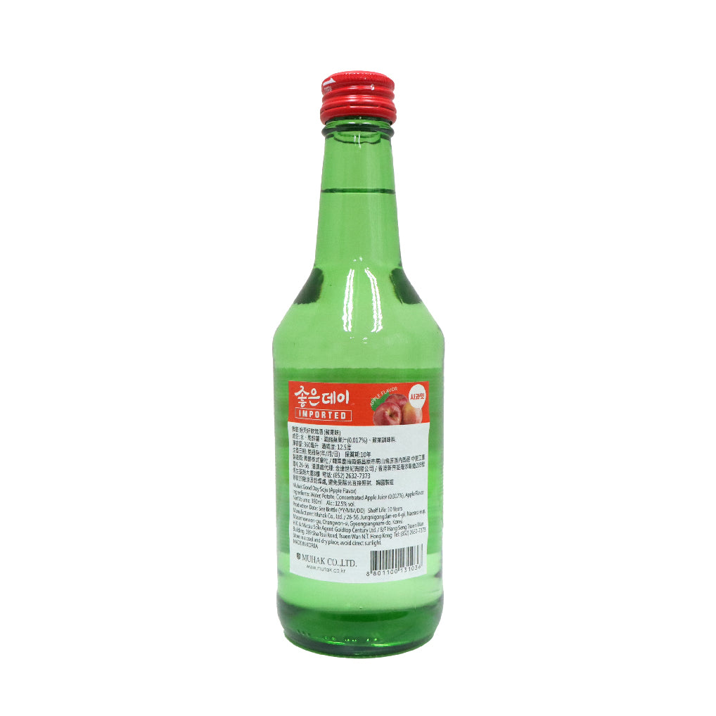 Muhak Good Day Red Soju Apple Flavour 360 ml