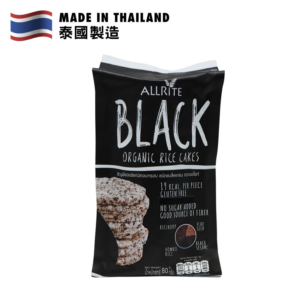 ALLRITE Organic Black Grain Rice Cakes 80g
