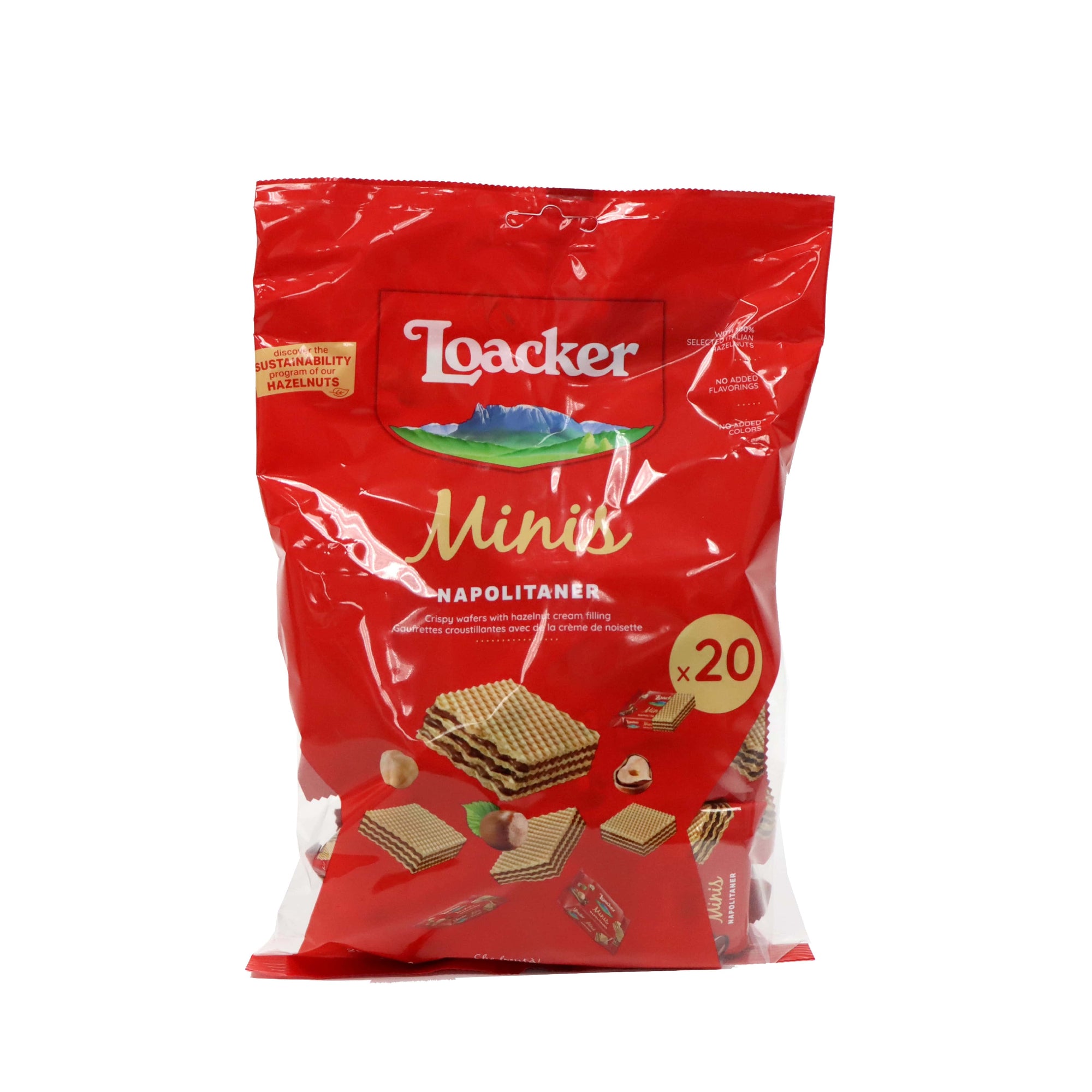 Loacker Minis Napolitaner 20 Individual Packs
