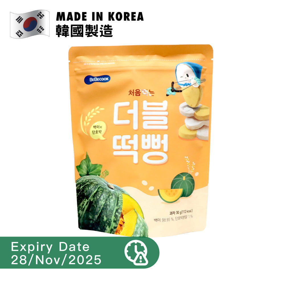 [BB] Bebecook Color Rice Rusk Pumpkin Flavour 30g