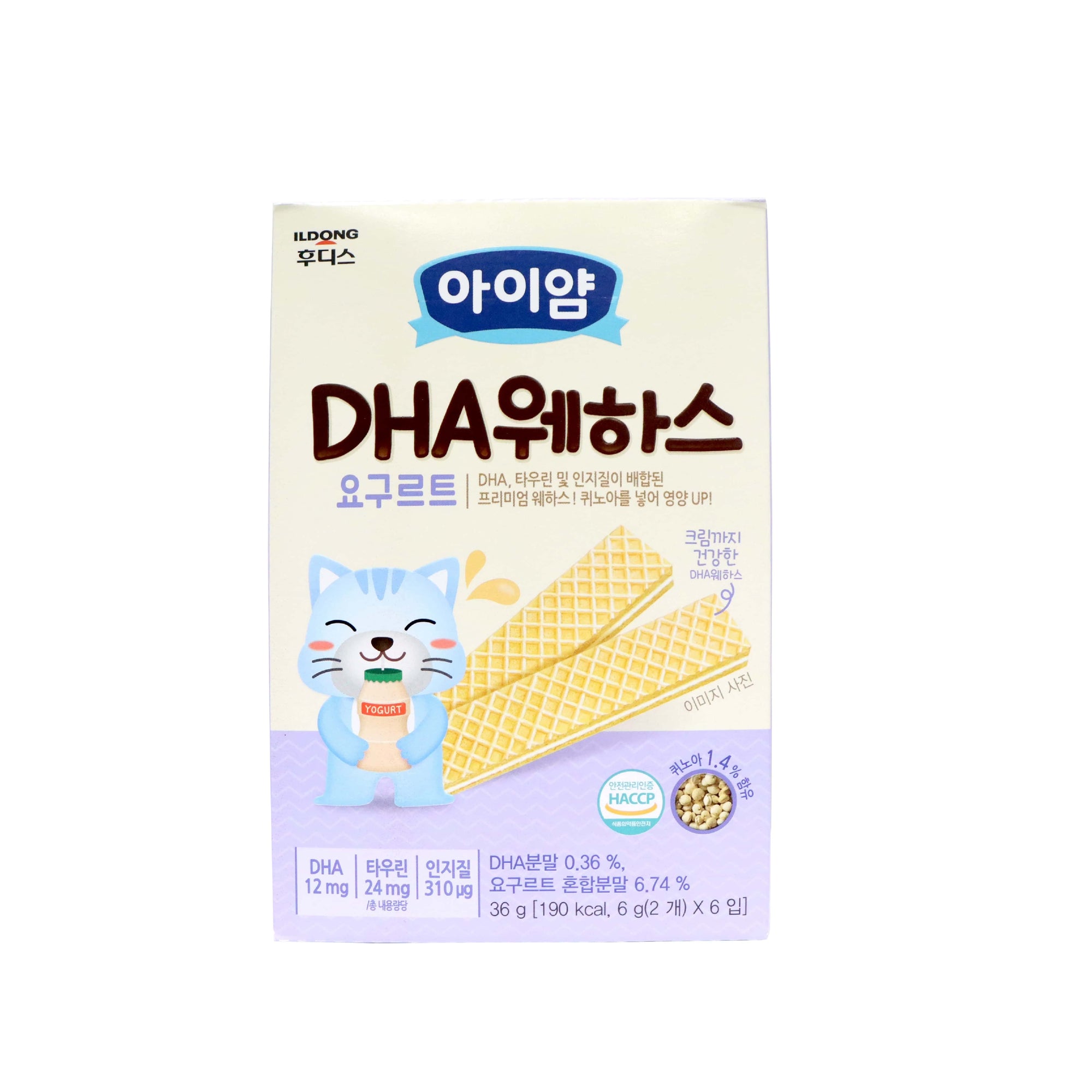 Ildong DHA Quinoa Colostrum Wafer 36g