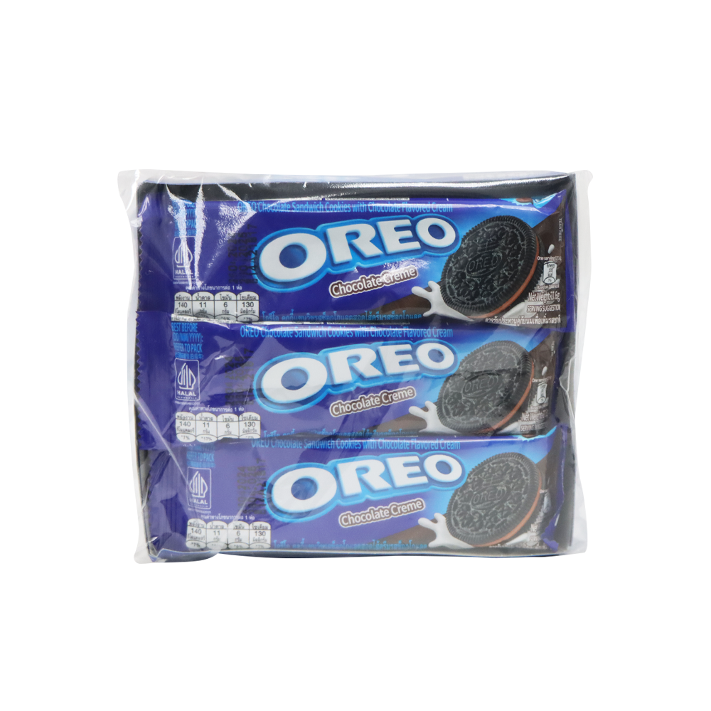 Oreo Choco Flavoured Sandwich Cookie 3pcs x 12 Packs