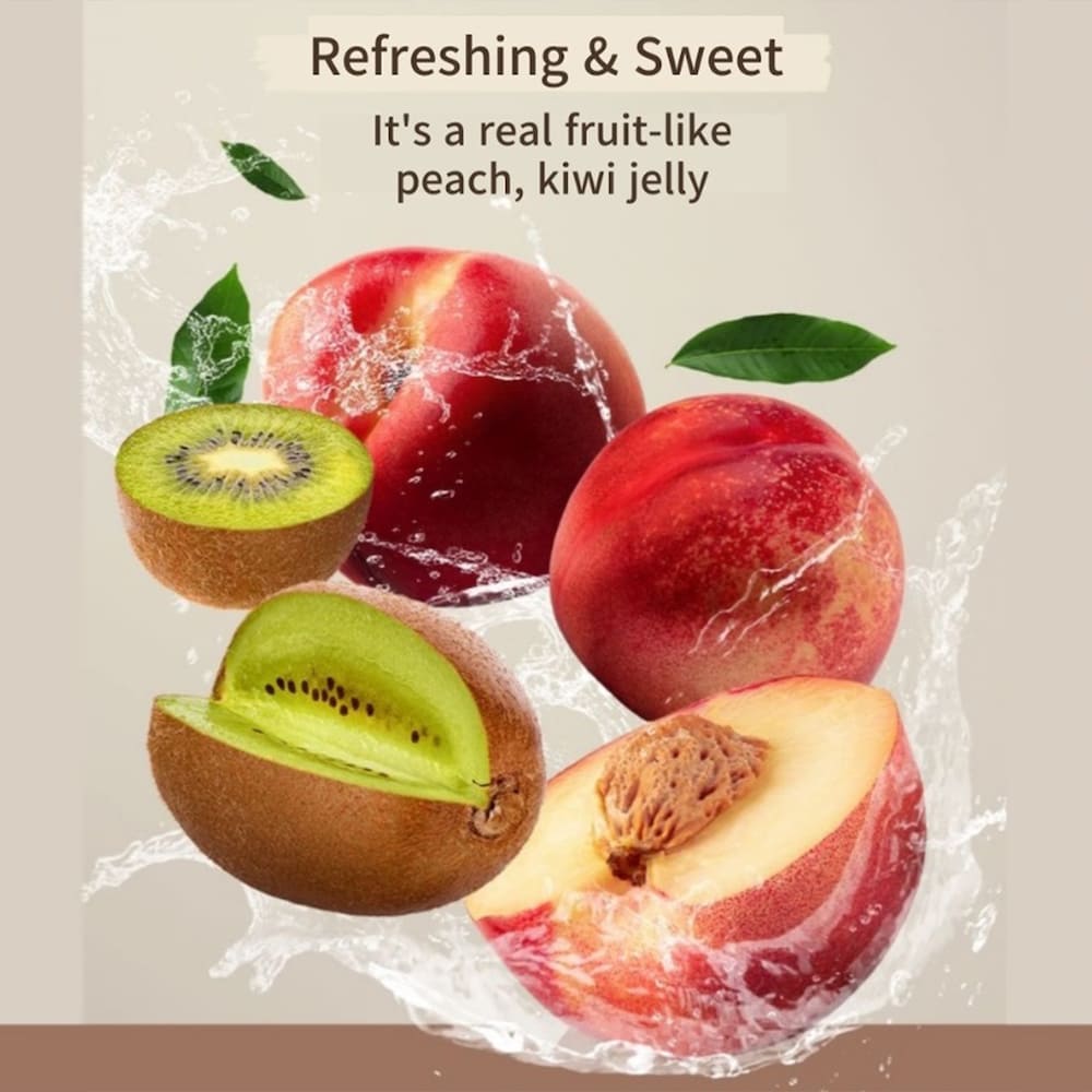 LOTTE Zero Peach & Kiwi Sugar Free Jelly 52g