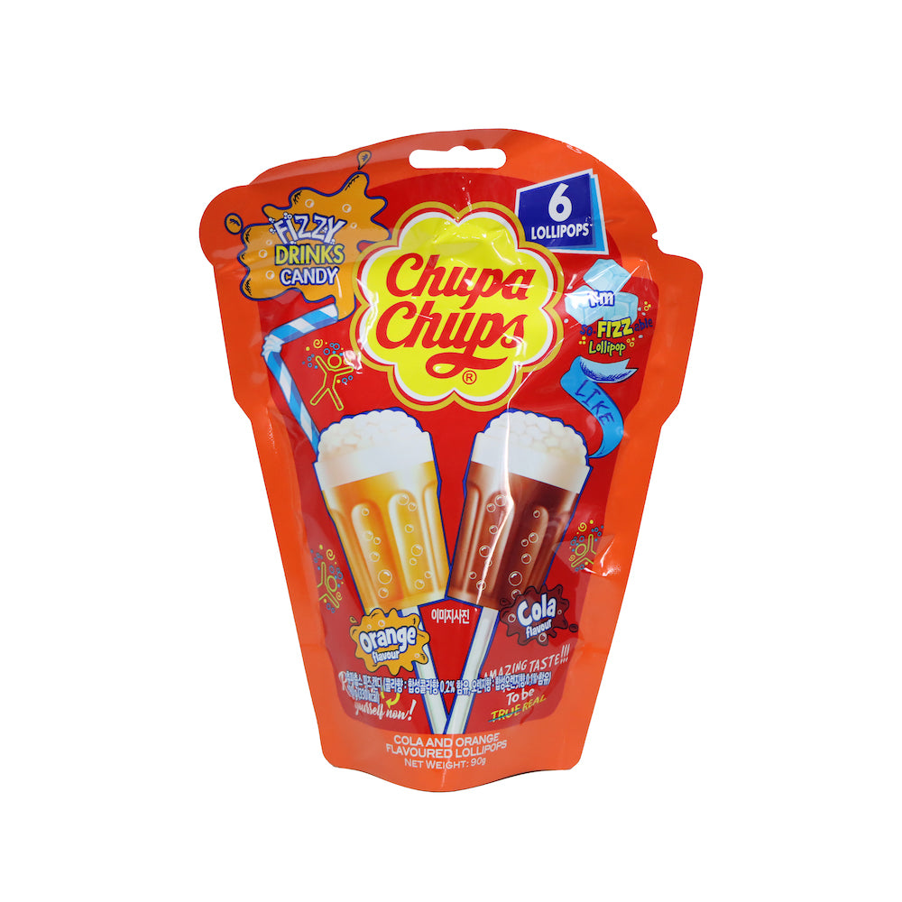 CHUPA CHUPS Fizz Lollipop 6 Pack