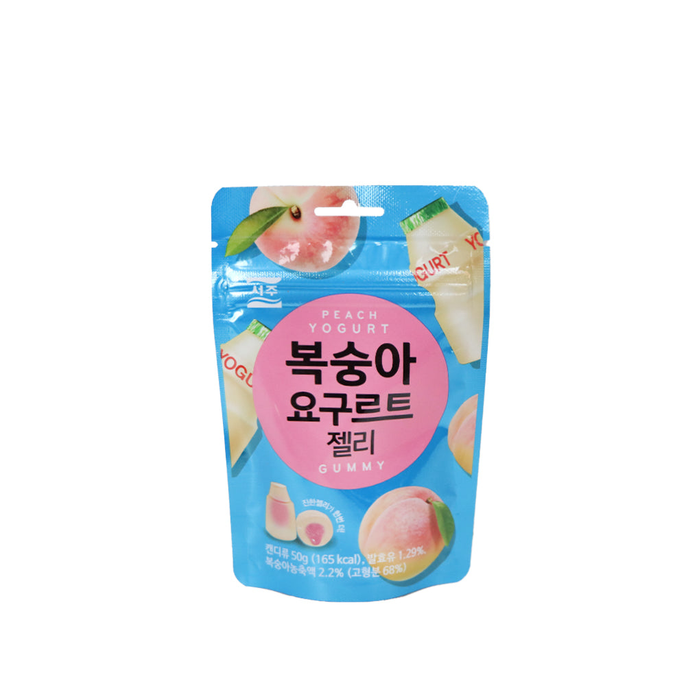 西周 水蜜桃乳酪味夾心軟糖 50克