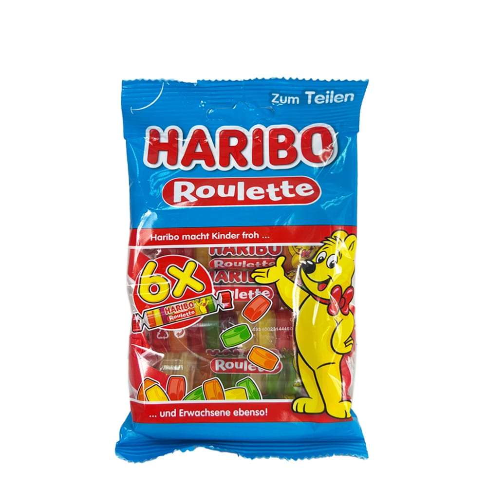 Haribo 繽紛雜果橡皮糖 6條裝