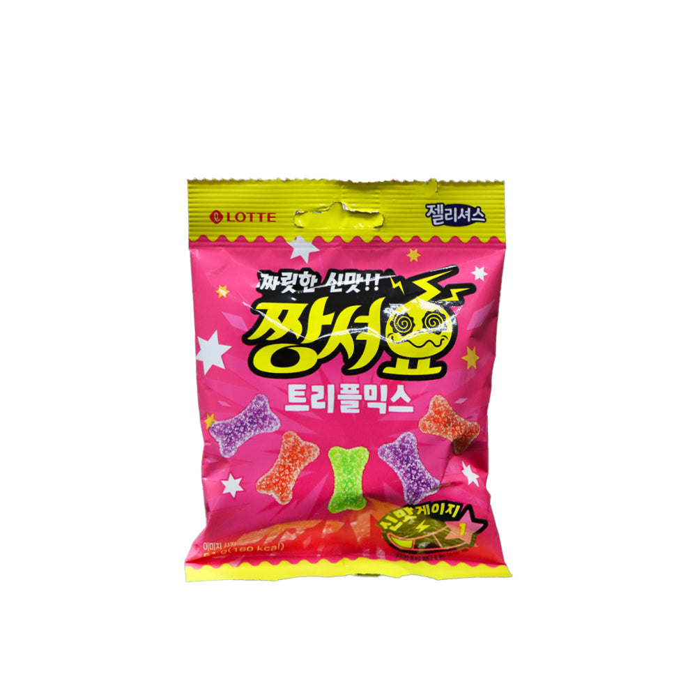 Lotte 樂天 Jellycious酸沙雜果味軟糖 51克