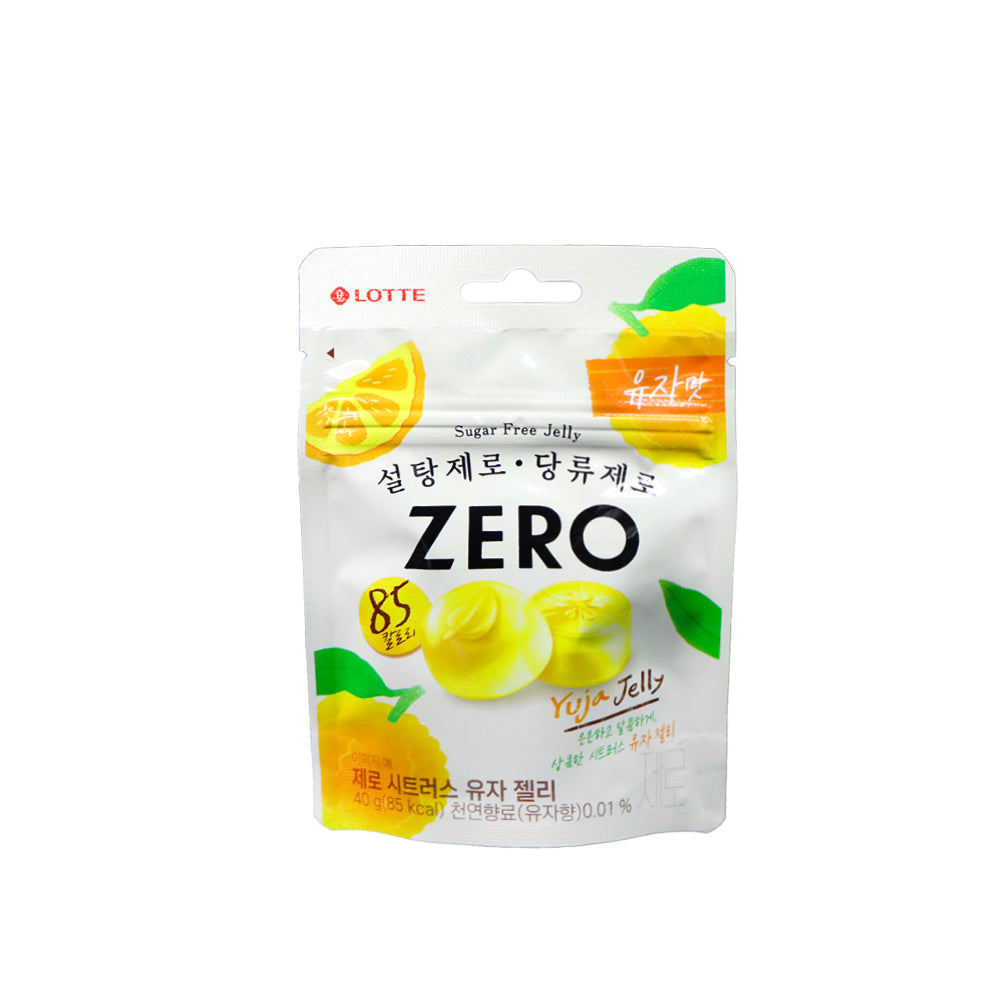 Lotte Zero Citrus Yuja Sugar Free Jelly 40g