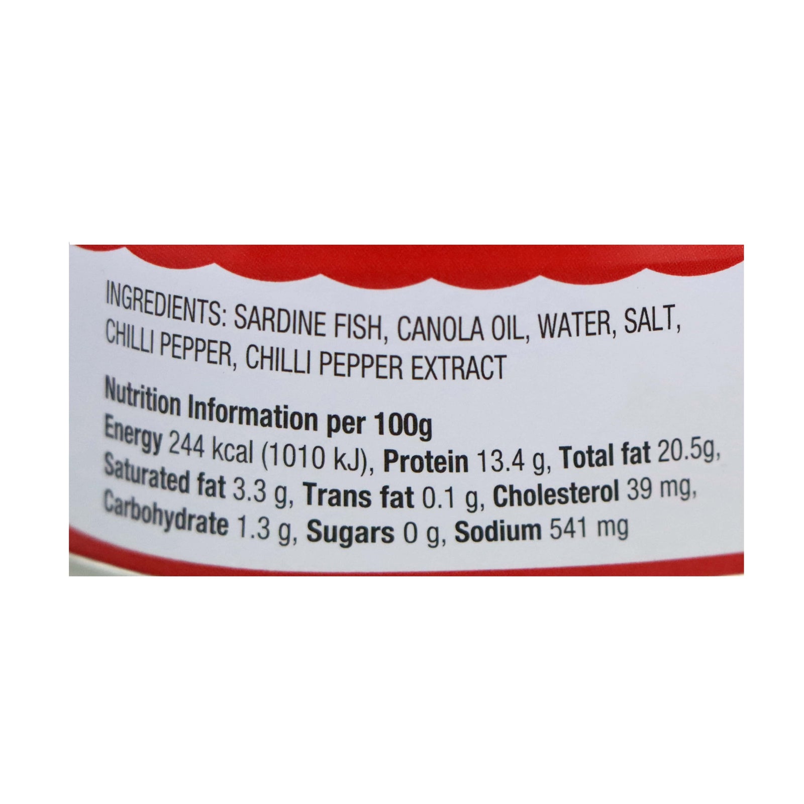 地捫日式辣油沙甸魚 100克