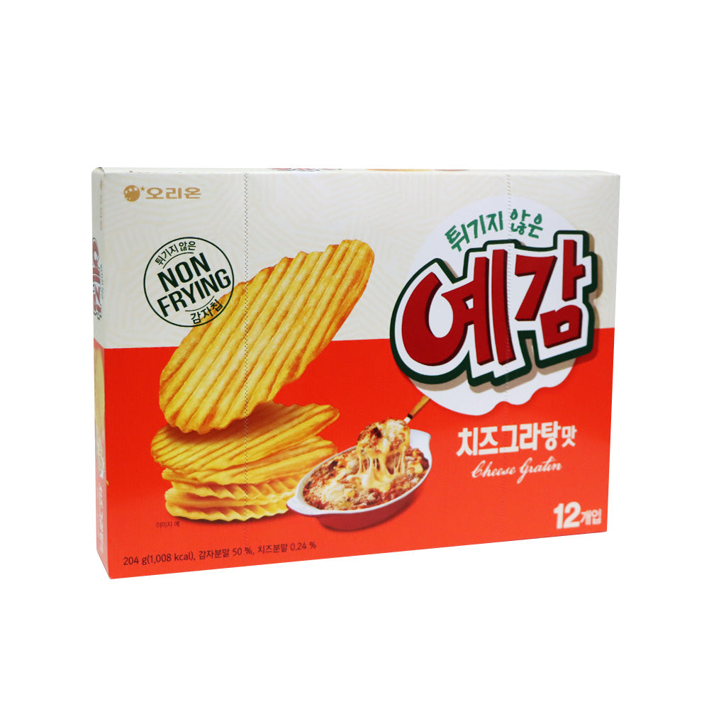 Orion Yegam Potato Chip Box Cheese Gratin Flavour 12 packs