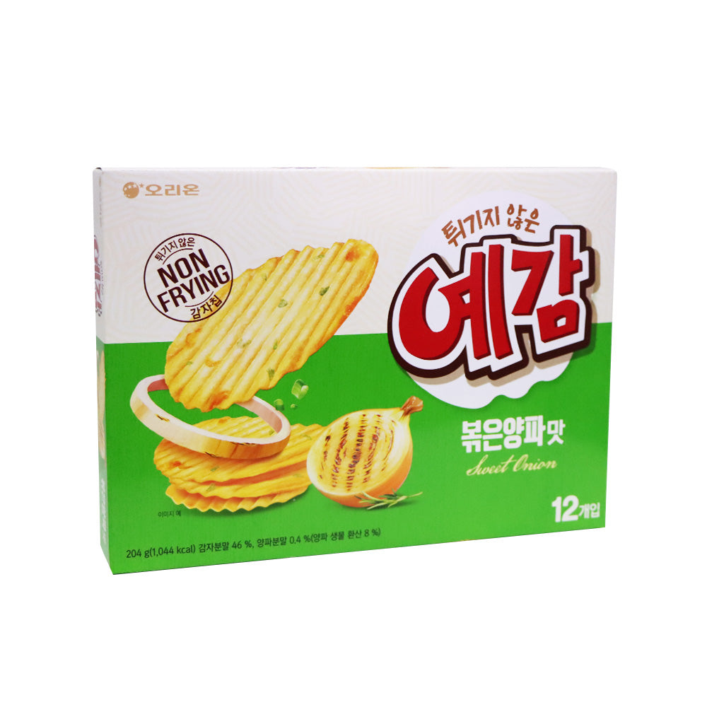 Orion Yegam Potato Chip Box Sweet Onion Flavour 12 packs